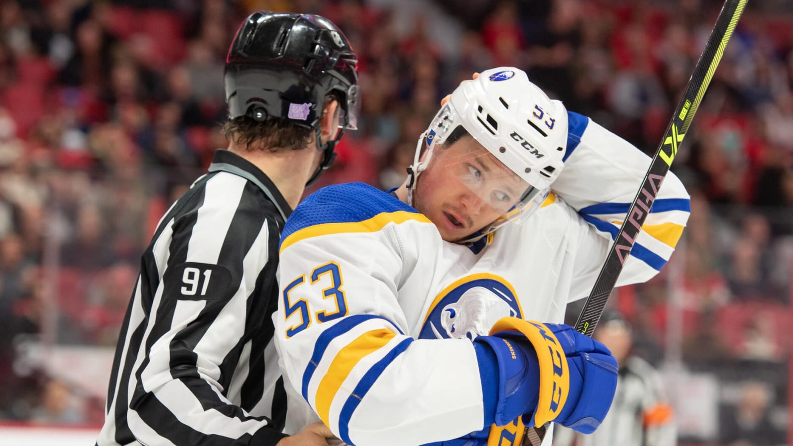 Jeff Skinner to have hearing for cross checking Jake Guentzel