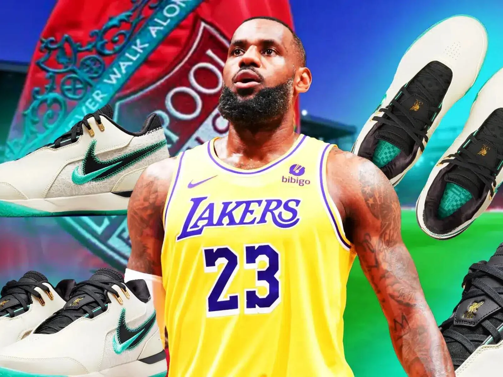 LeBron James dropping special Liverpool F.C. sneakers Yardbarker