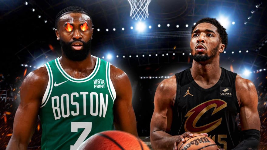 Celtics’ Jaylen Brown sends warning to friend Donovan Mitchell before playoff series