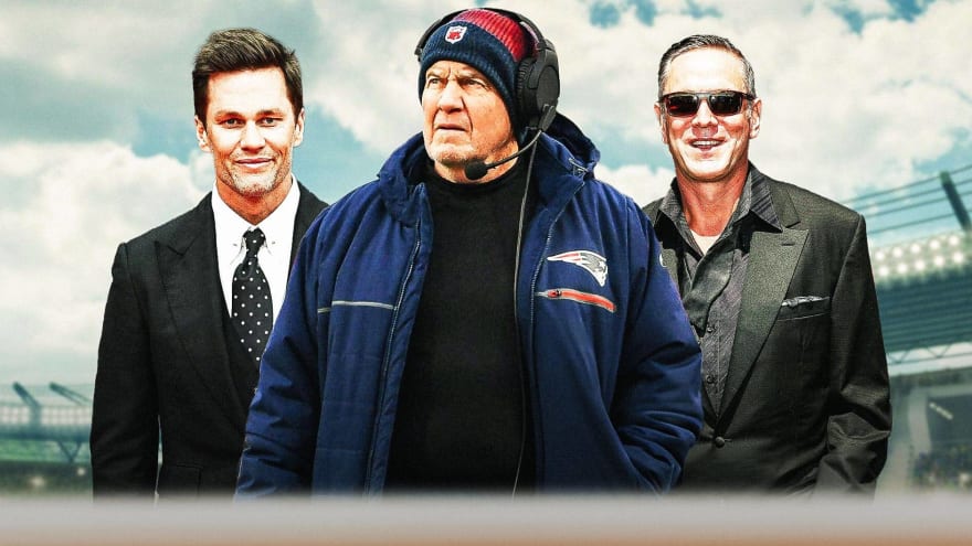 Patriots fans are laughing as Bill Belichick benches Drew Bledsoe for Tom Brady one last time