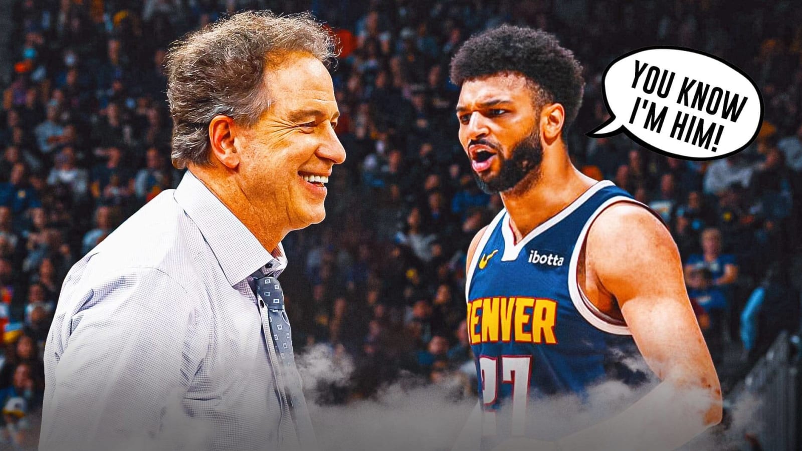 Nuggets’ Jamal Murray shares instant classic moment with Kevin Harlan before halftime