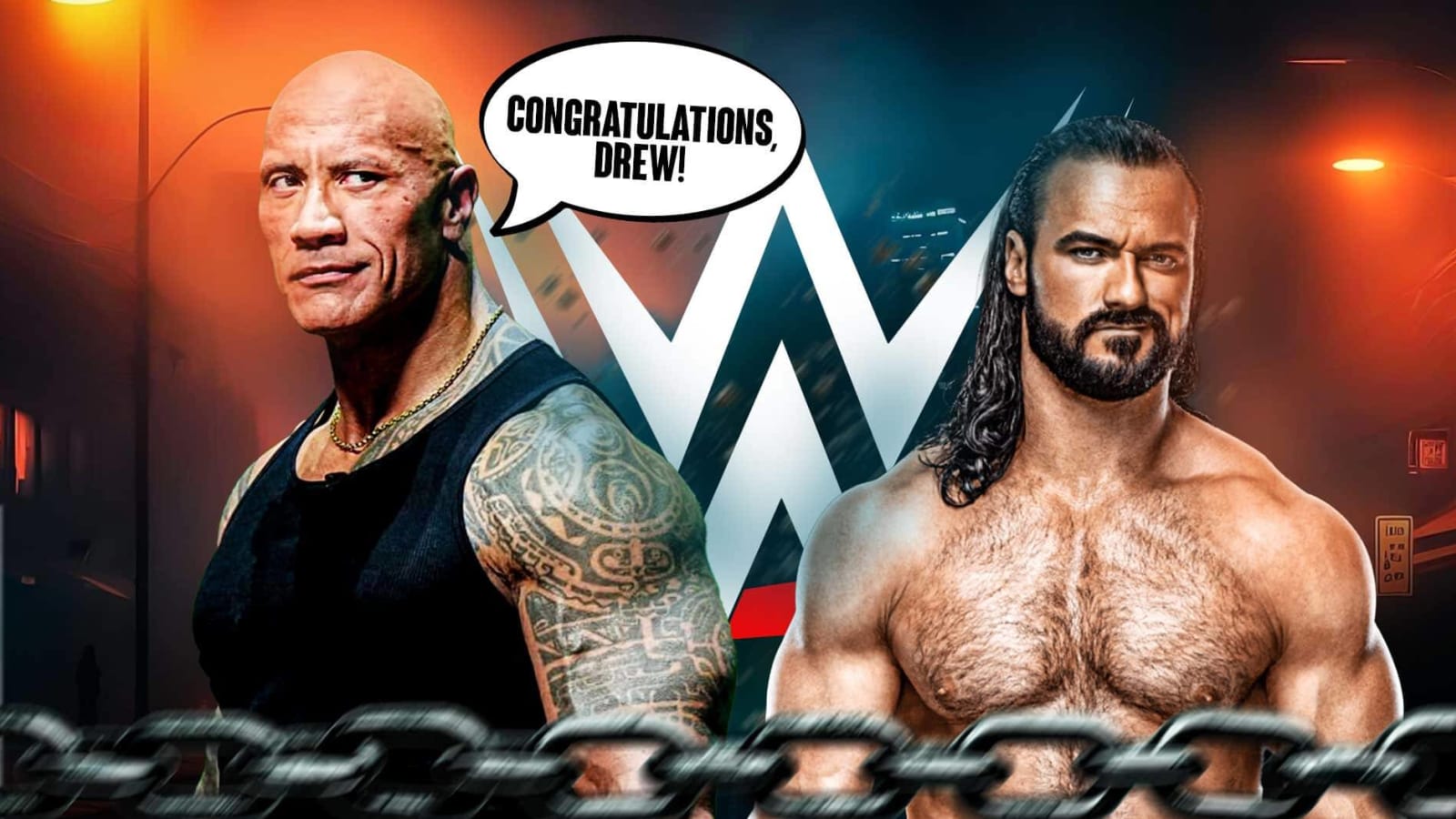 The Rock celebrates Drew McIntyre for signing a brand new contract with WWE