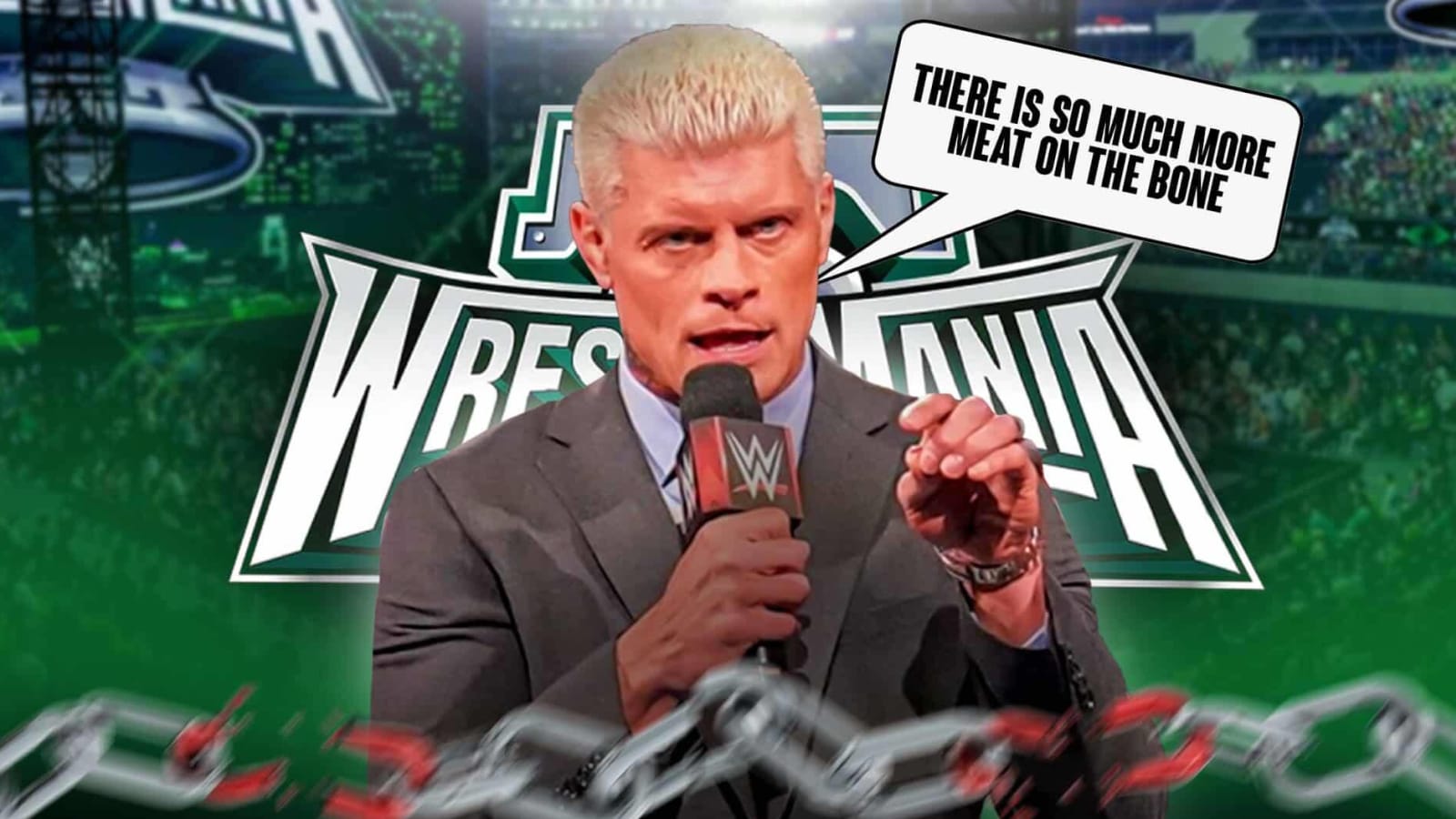 Cody Rhodes tells doubters that’s ‘more meat on the bone’ after winning the WWE Championship at WrestleMania 40