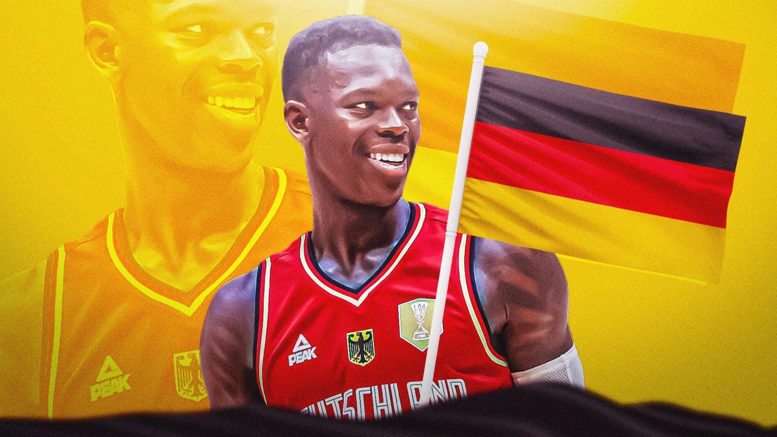 Dennis Schroder drops ‘insane’ reaction to being Germany’s flagbearer