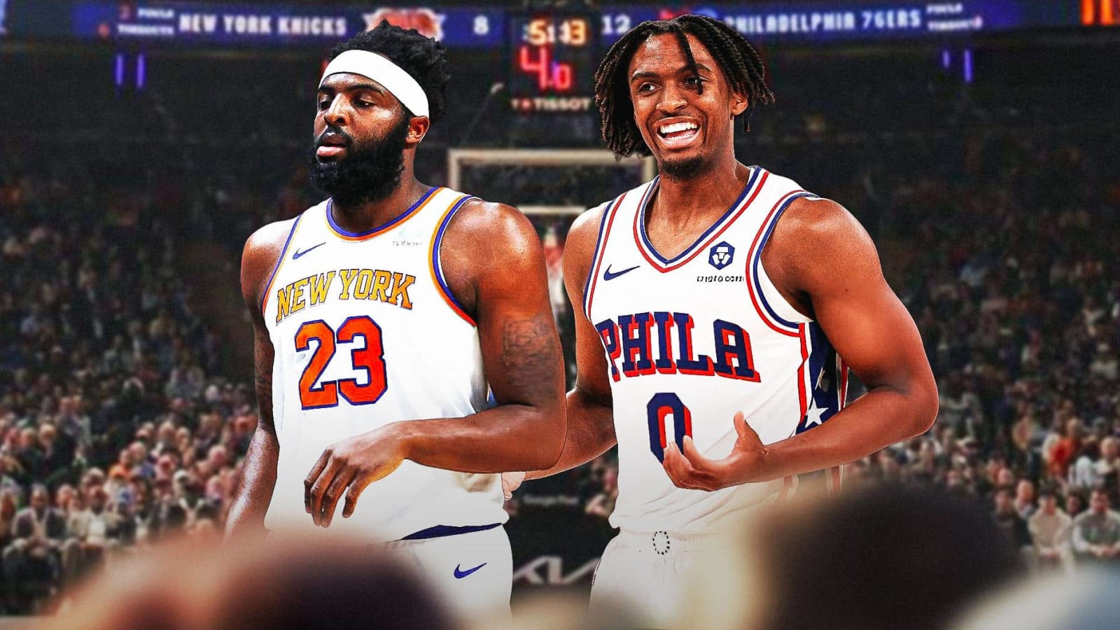 Knicks’ Mitchell Robinson admits he ‘f**cked up’ in crucial Tyrese Maxey mistake