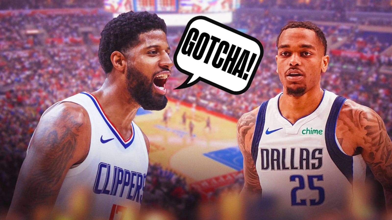 Clippers’ Paul George trolls PJ Washington during red-hot Game 4 run