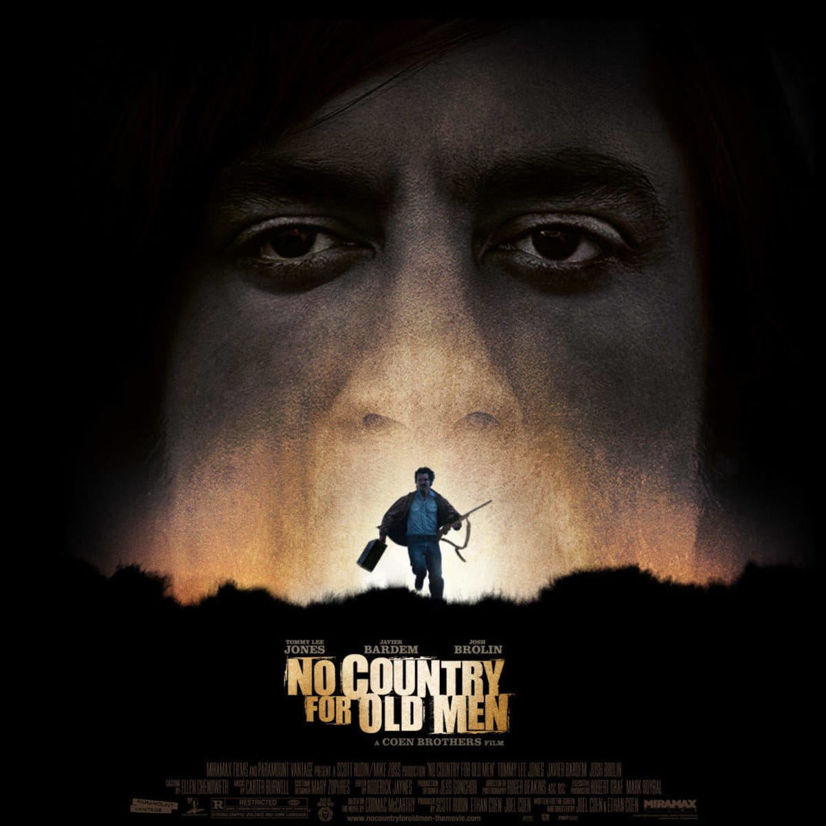 No Country for Old Men 2008, directed by Ethan Coen and Joel Coen