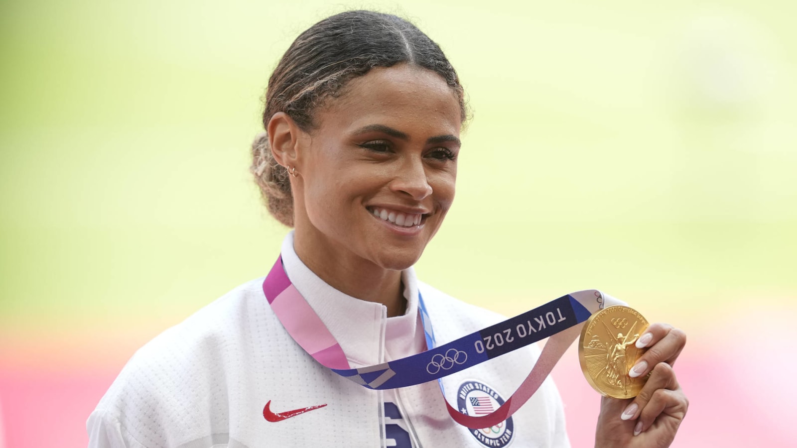 Sydney McLaughlin breaks own world record at Olympics