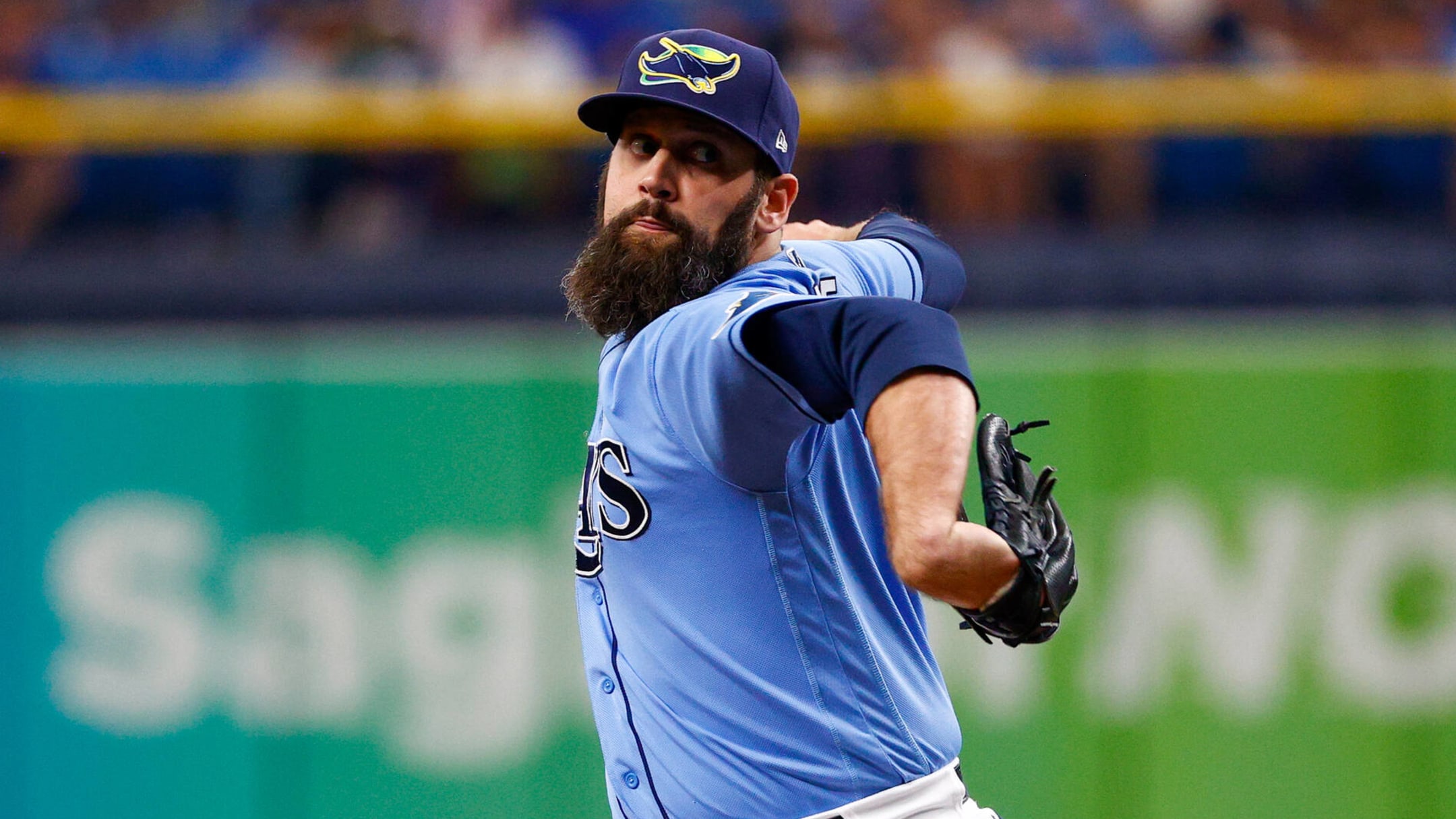 Tampa Bay Rays pitcher Andrew Kittredge, delivers against the