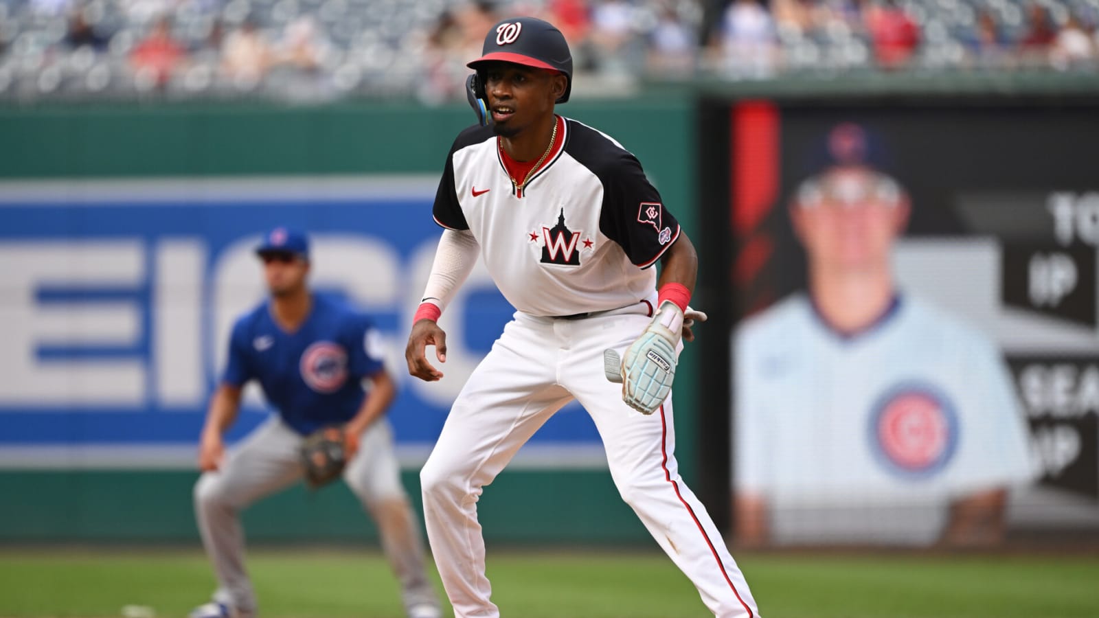 Watch: Dusty Baker beams as son notches his first MLB hit
