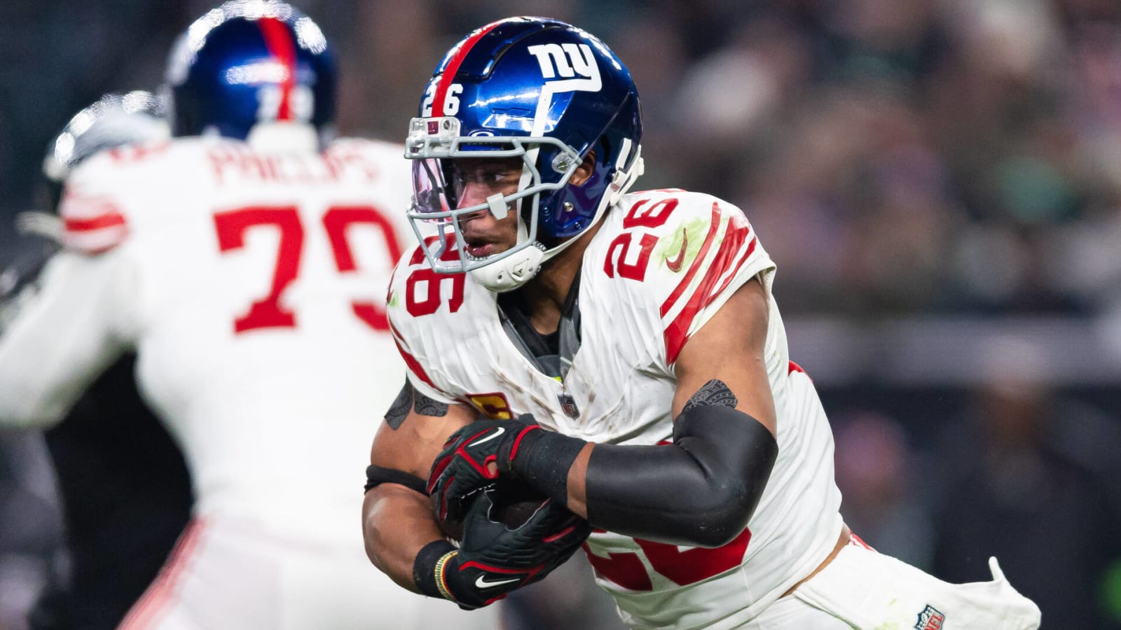 Beat writer links Giants' Saquon Barkley with NFC East rival