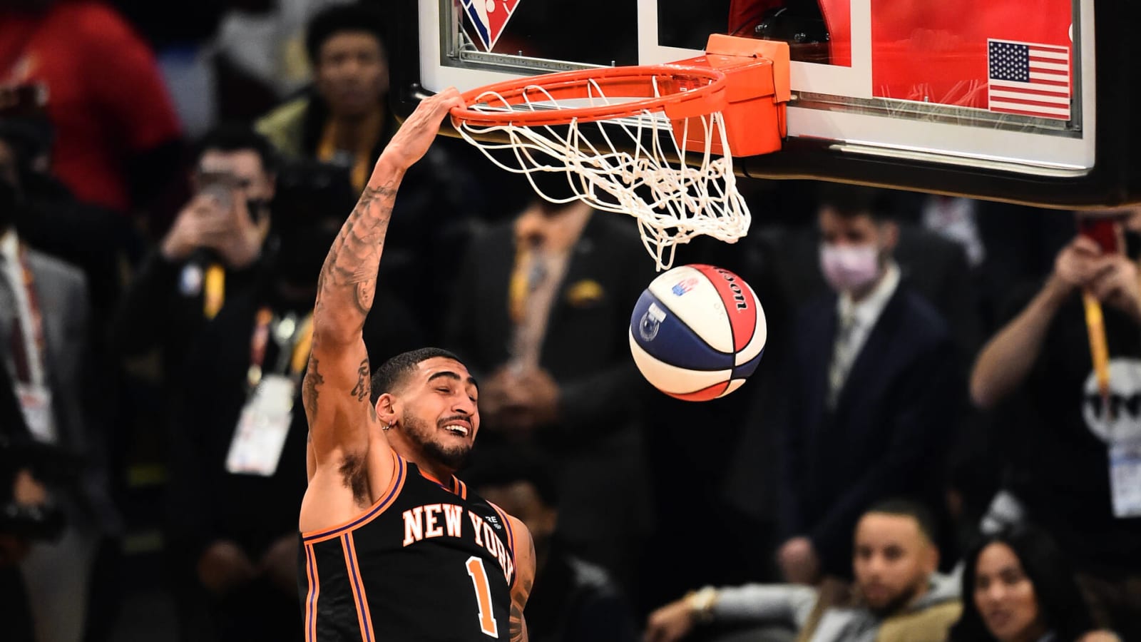 Obi Toppin becomes third Knick to win NBA Slam Dunk Contest