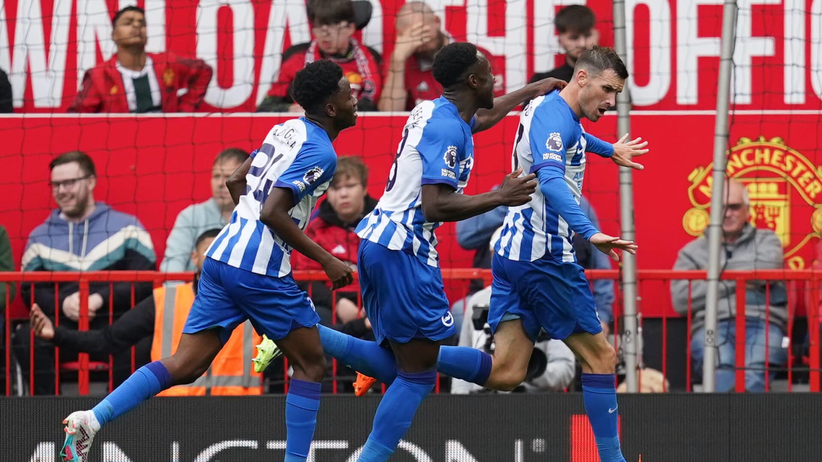 Watch: Man United defence all at sea again as Pascal Gross doubles Brighton’s lead