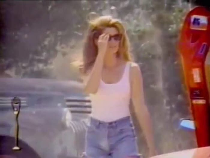 Cindy Crawford also shills Pepsi