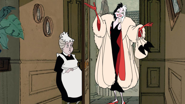 "Cruella De Vil" — 101 Dalmatians (1961)