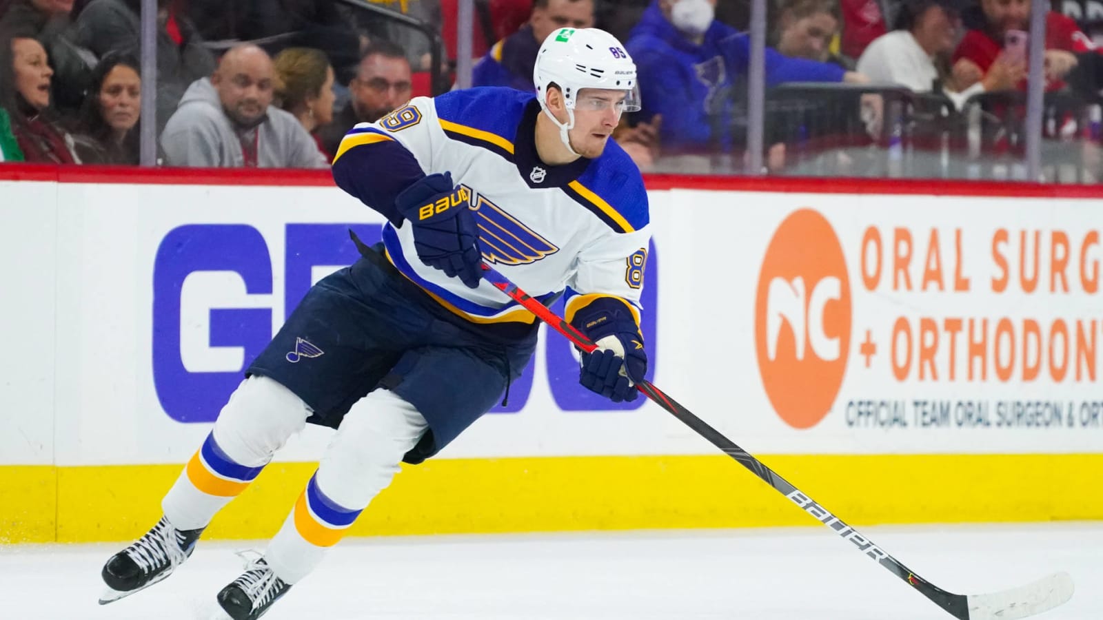 Blues place LW Pavel Buchnevich in COVID protocol