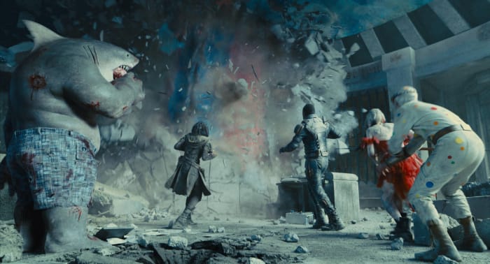 Some pretty massive sets were built for the movie