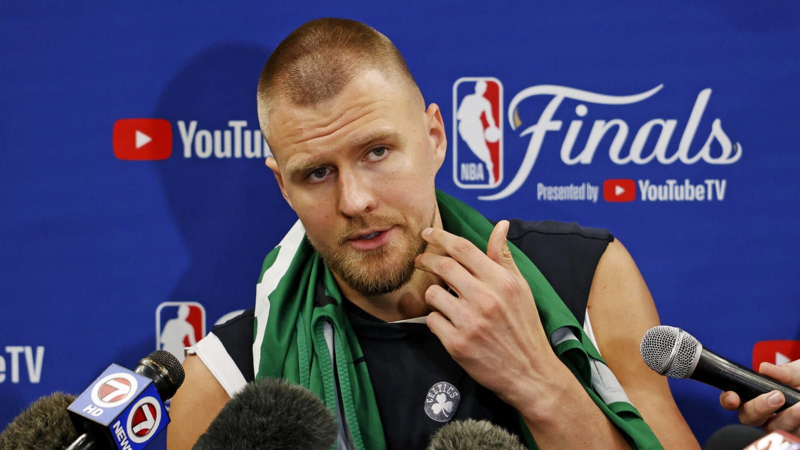 Celtics' Kristaps Porzingis is under a minutes restriction