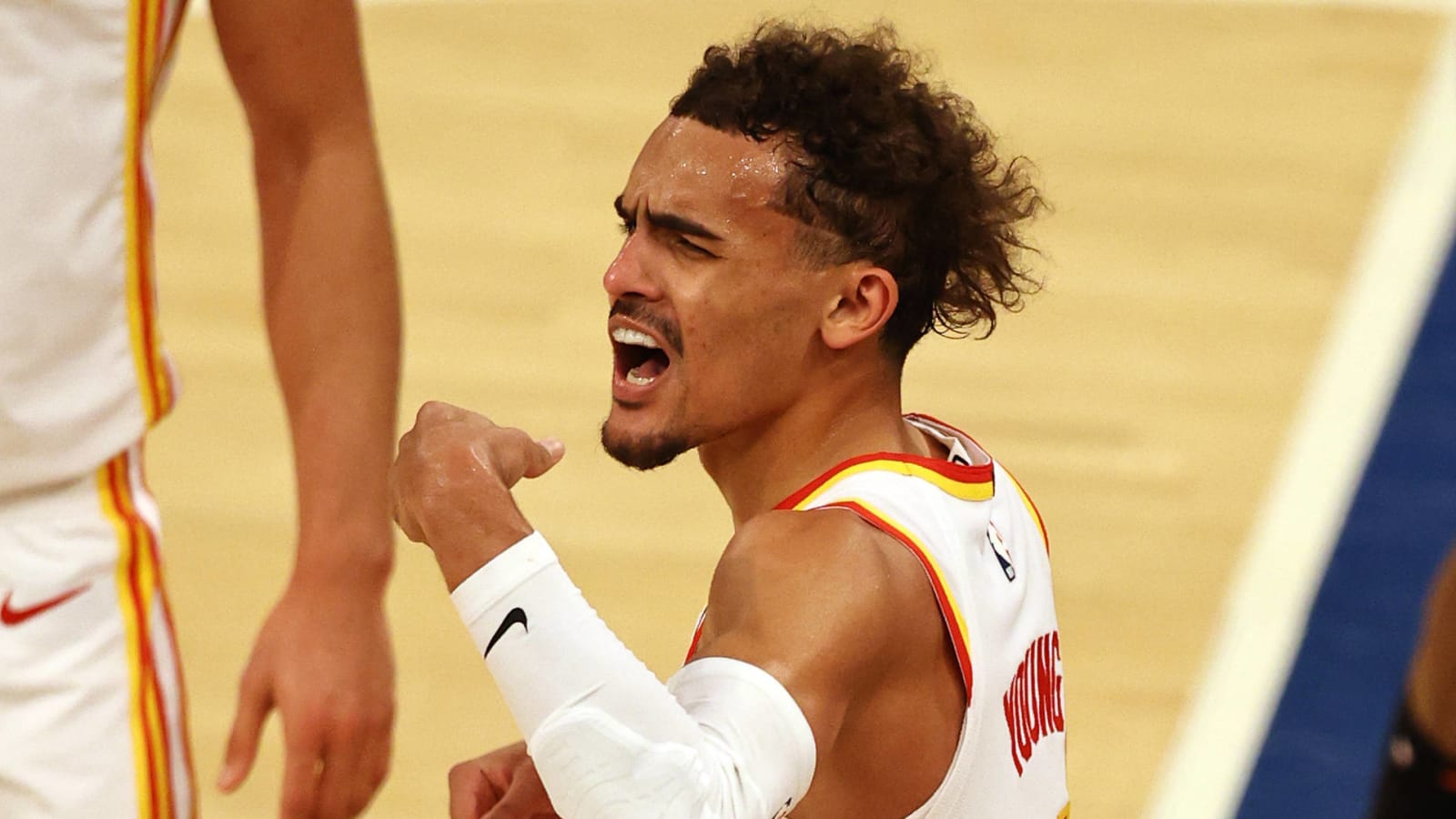 Trae Young tweets about Knicks fan who appeared to spit at him