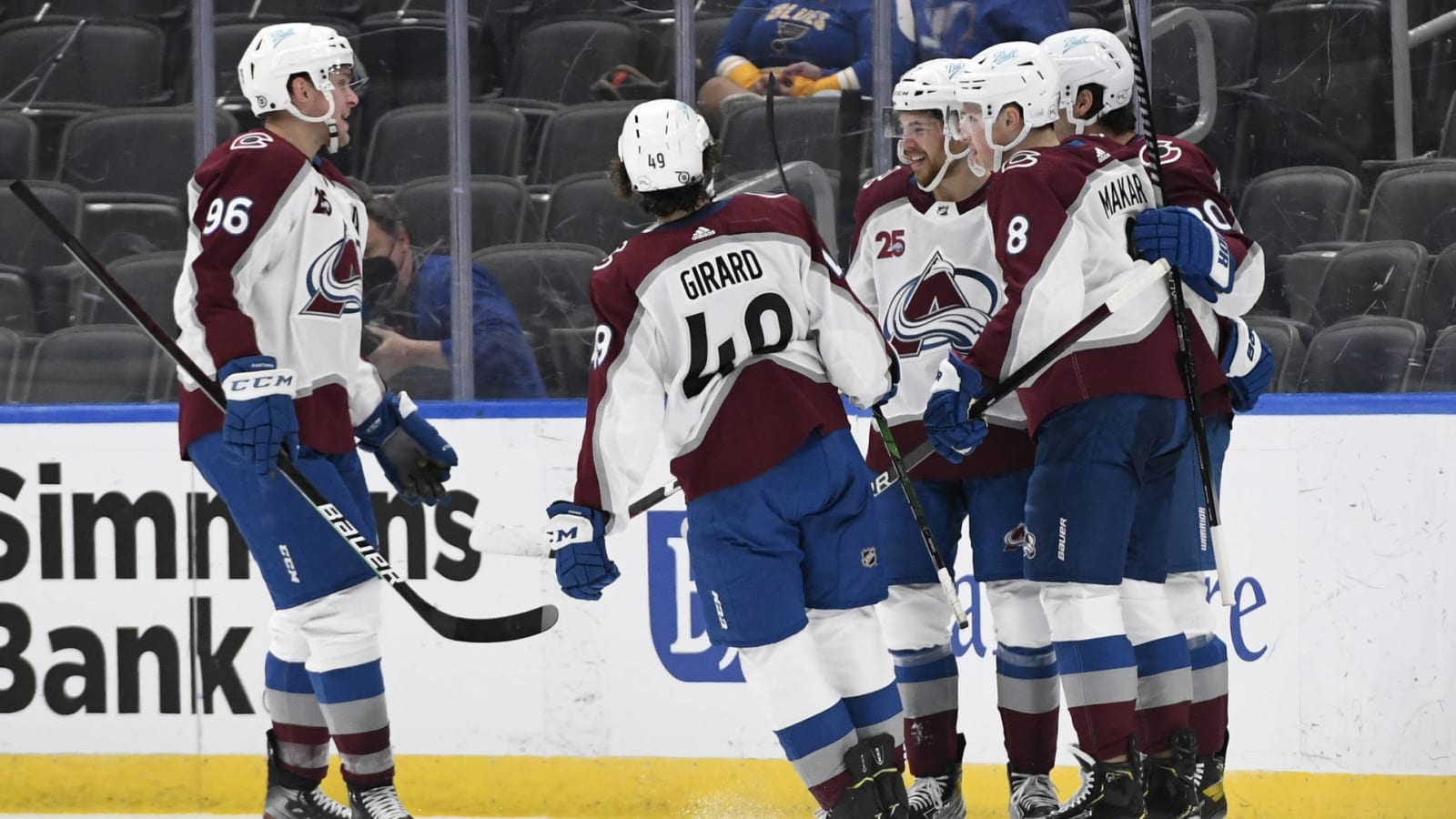 Avalanche cleared to play Blues