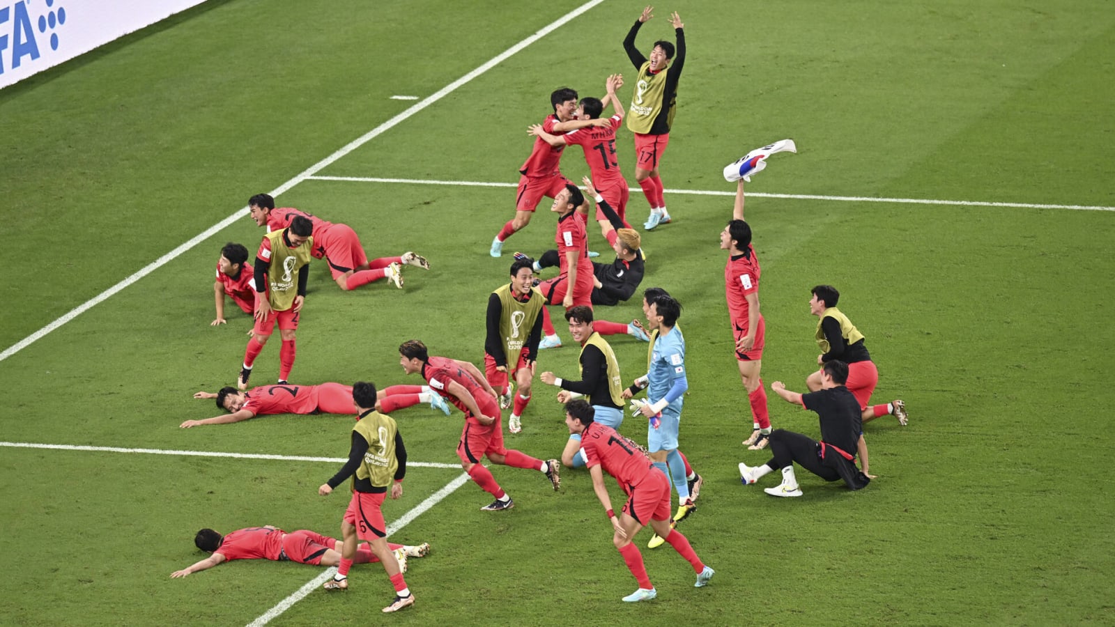 South Korea had awesome reaction to advancing in World Cup