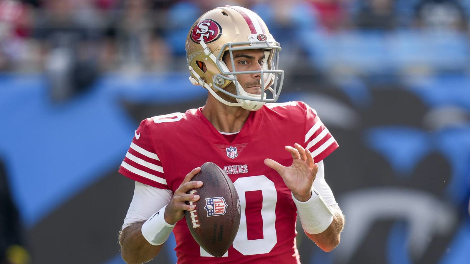 Jimmy Garoppolo: Shoulder is 'getting better and better'