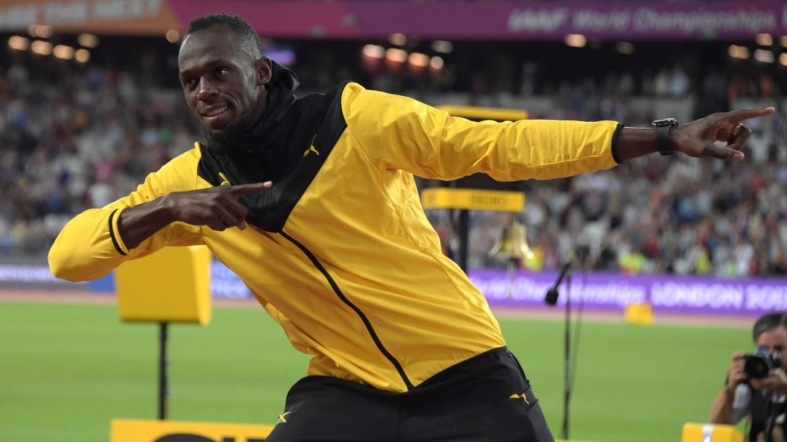 Usain Bolt files to trademark his signature celebration pose