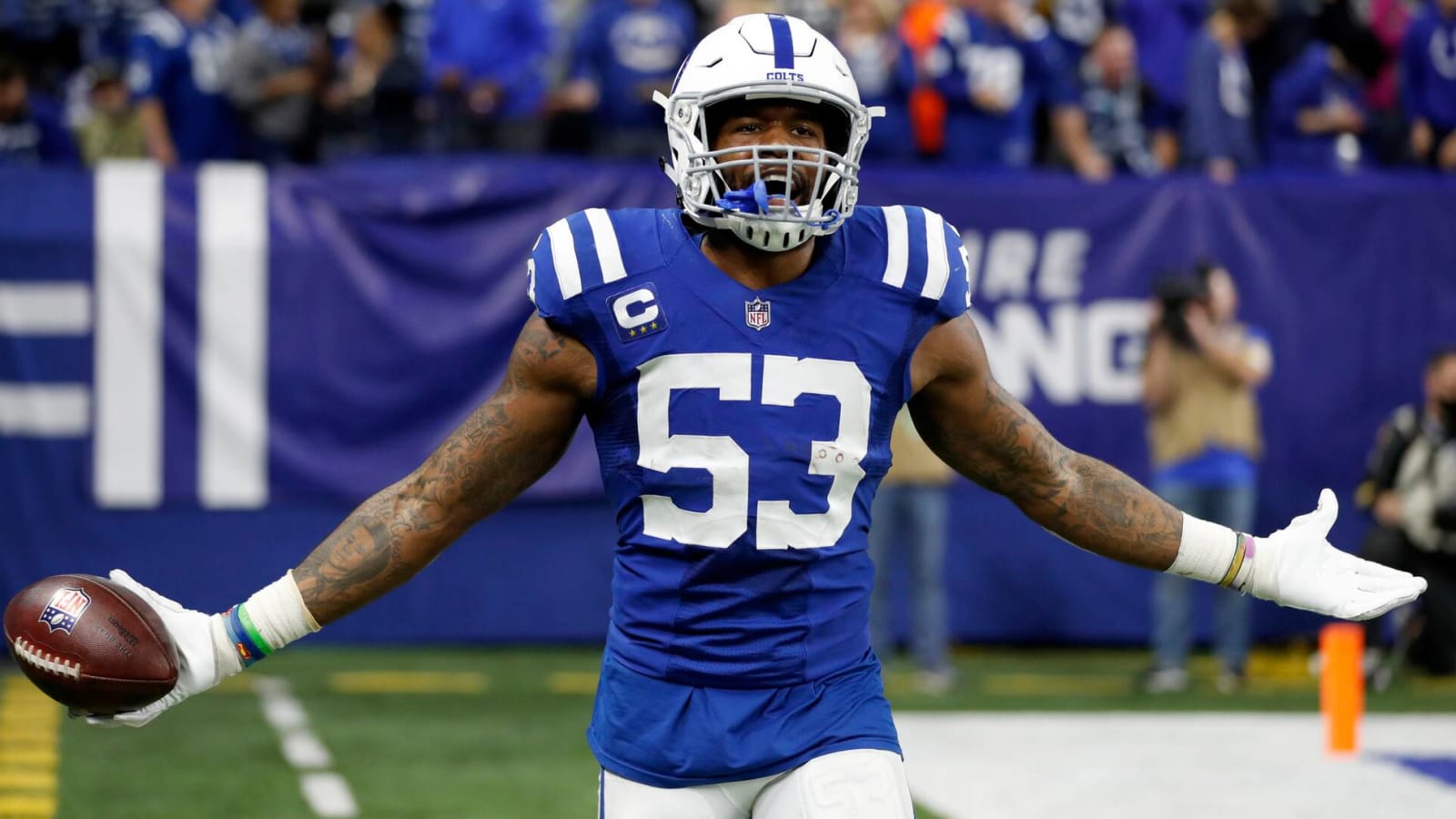 Colts All-Pro LB Leonard 'happy' with recovery from back surgery