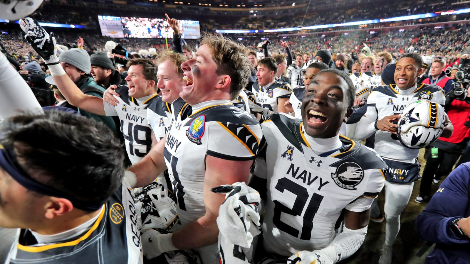 Navy beats No. 22 Army for first time since 2021