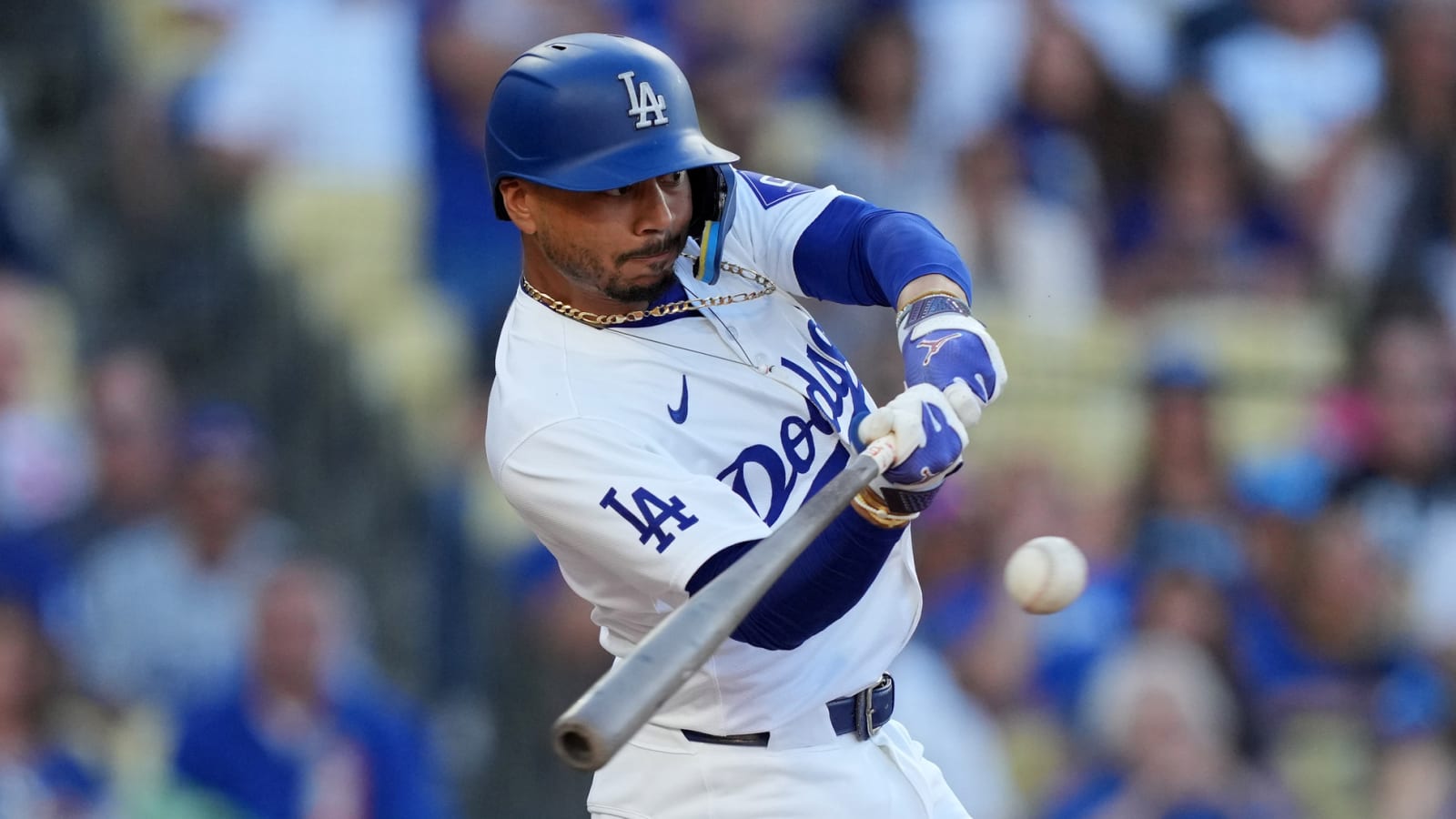 Watch: Dodgers' Mookie Betts hits home run in first game back