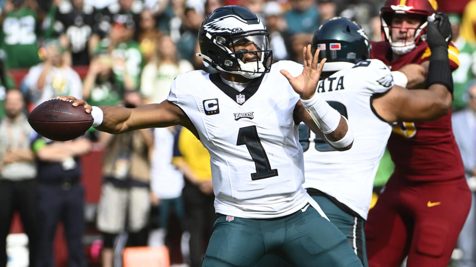 With brutal stretch looming, injured Eagles QB Jalen Hurts stars in win vs. Commanders