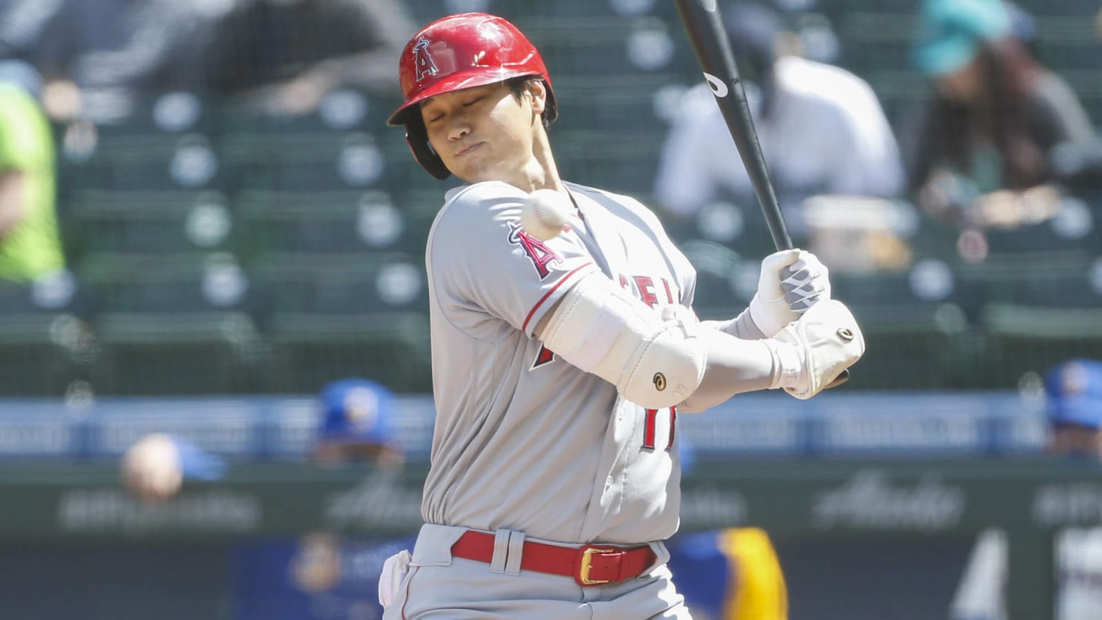 Ohtani scratched vs. Rays after being hit by pitch