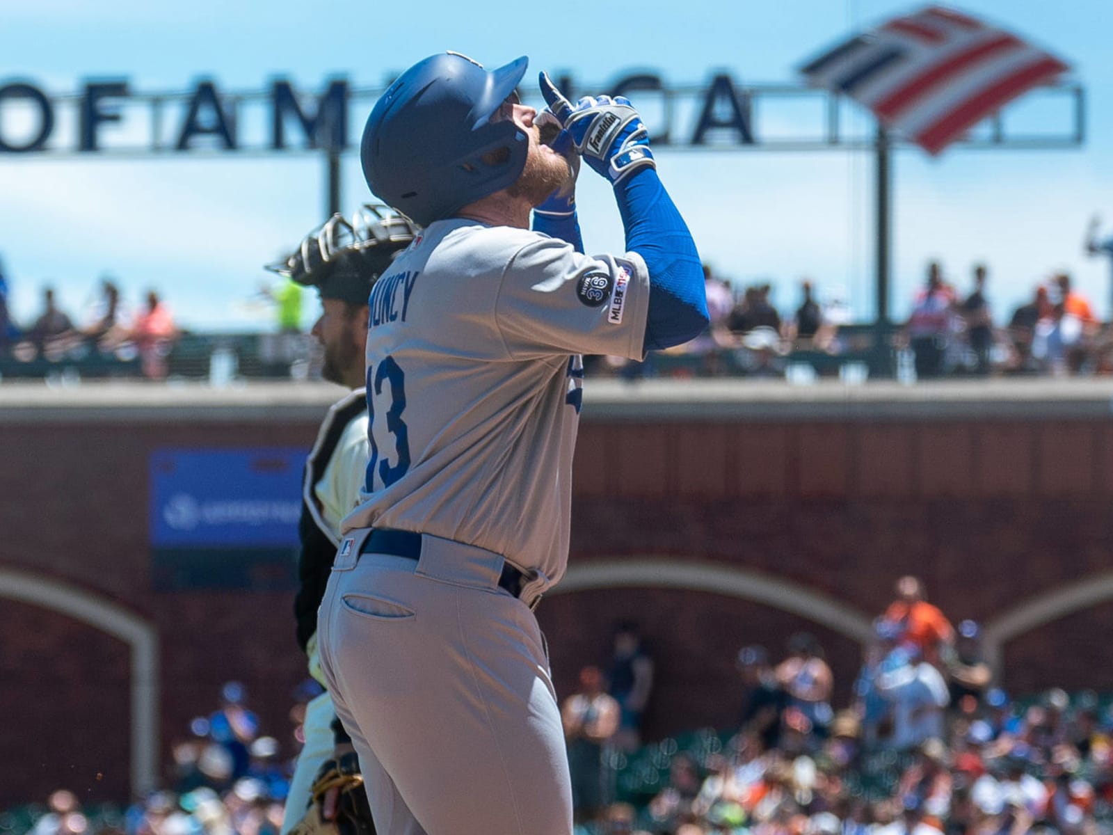 Max Muncy told Madison Bumgarner to 'get it out of the ocean