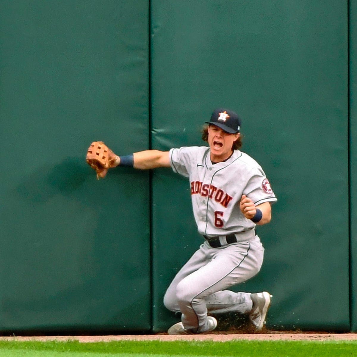 Jake Meyers' traumatic injury is in the past. One wall-banging