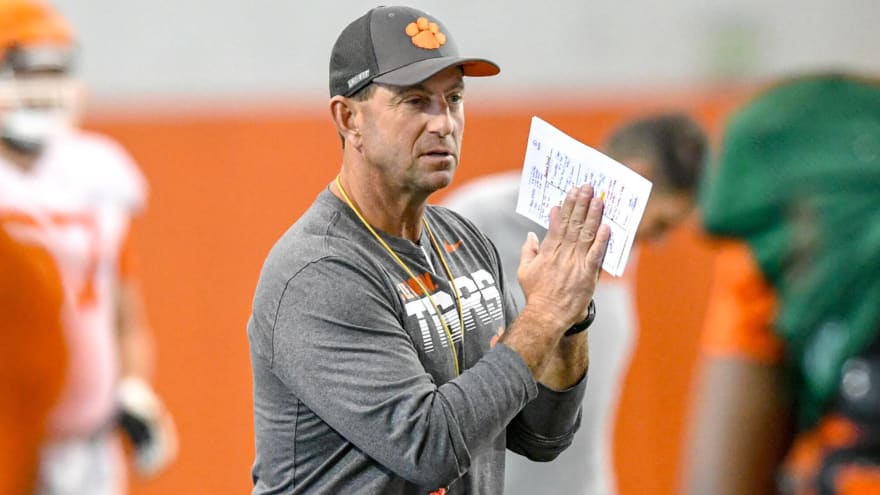 Dabo Swinney doesn't hold back on potential CFB walk-on change