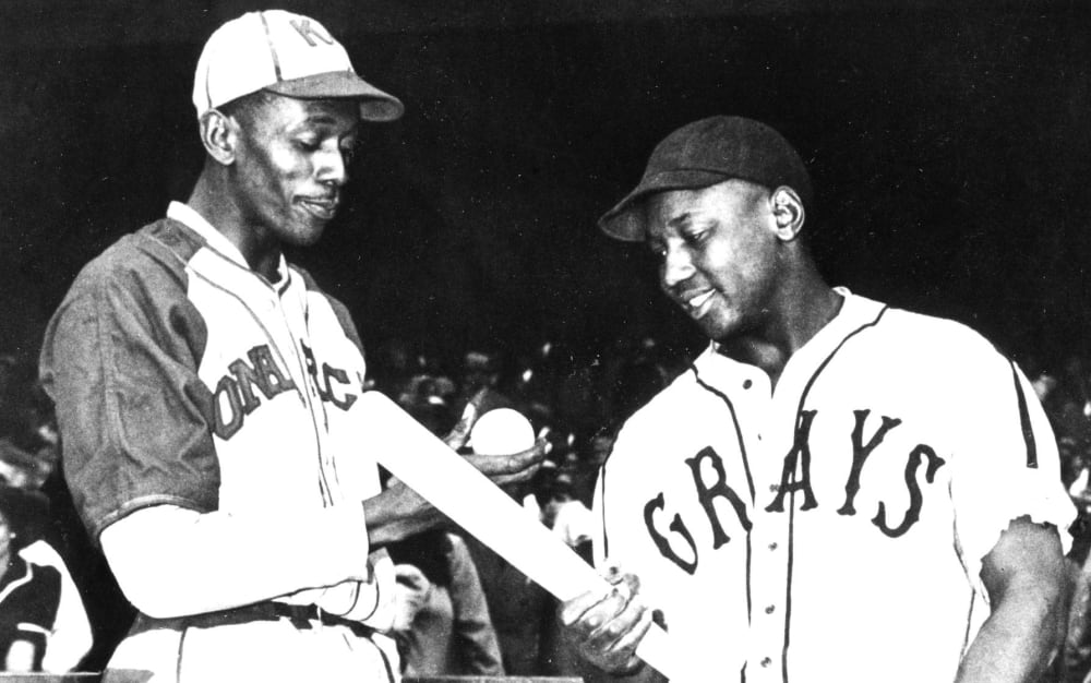 Kansas City Monarchs 1942 Road Jersey - Grey