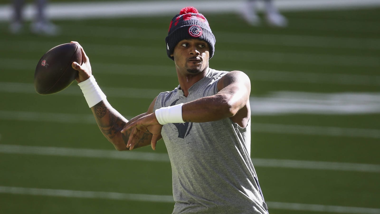 Deshaun Watson seen chatting with Texans GM Nick Caserio