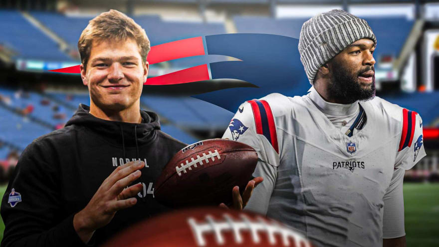 Patriots’ Drake Maye put on notice by Jacoby Brissett as QB competition awaits