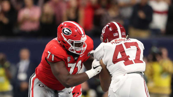Tampa Bay Buccaneers: Andrew Thomas, OT, Georgia