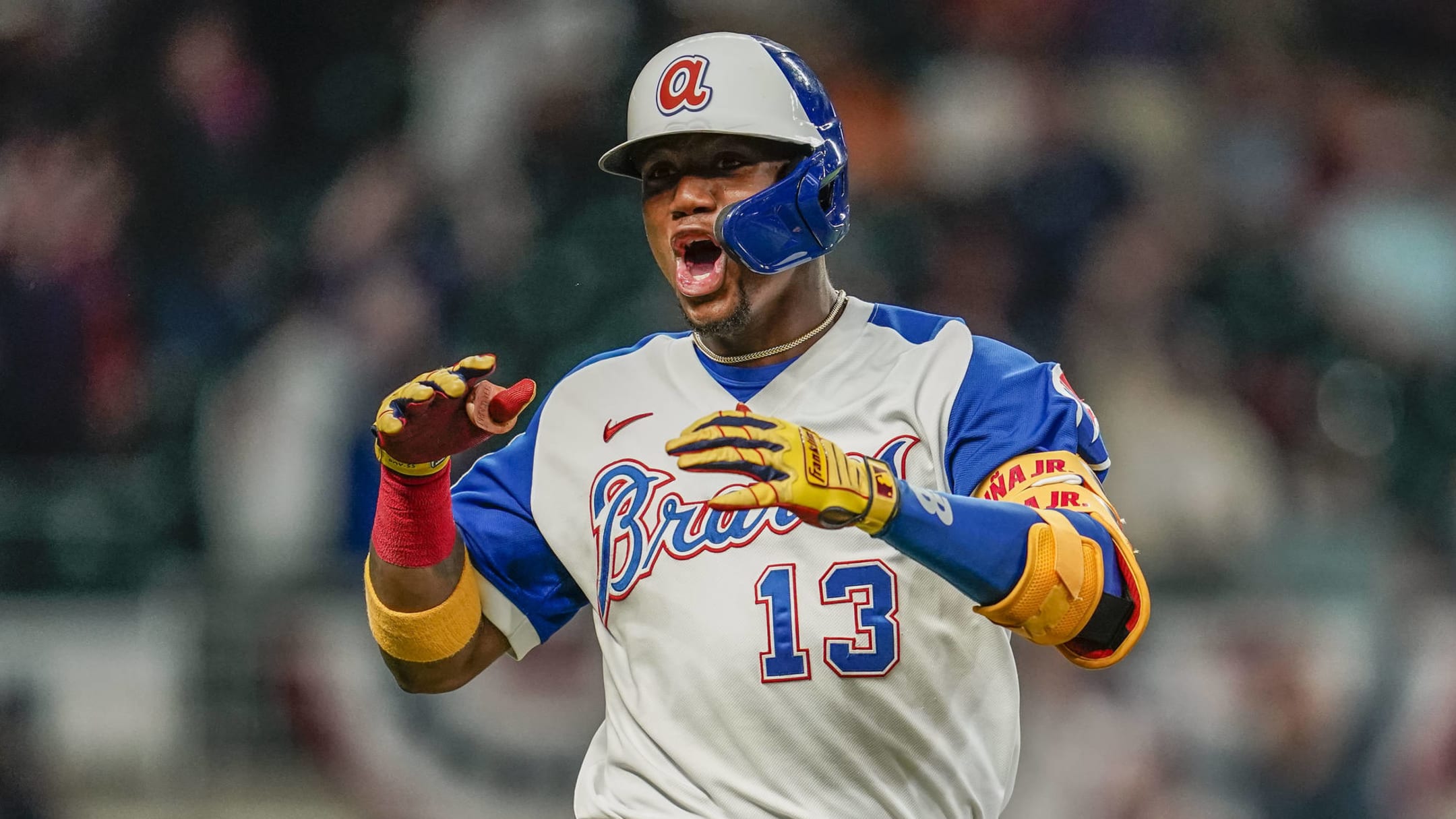 Ronald Acuna Jr Suffers Elbow Injury After Being Hit by 1st Pitch