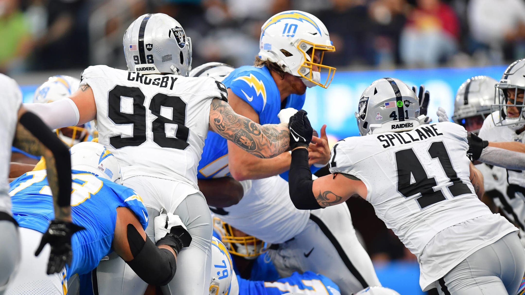 Justin Herbert Suffers Horrrific Injury Vs. Raiders- Week 4