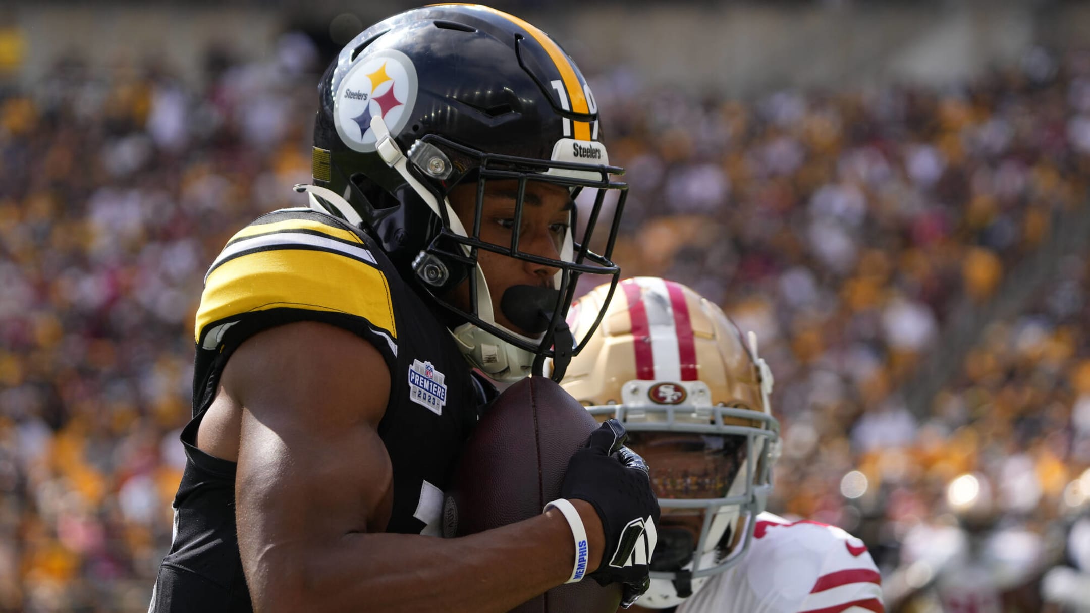 Watch Steelers WR George Pickens' 1st NFL touchdown