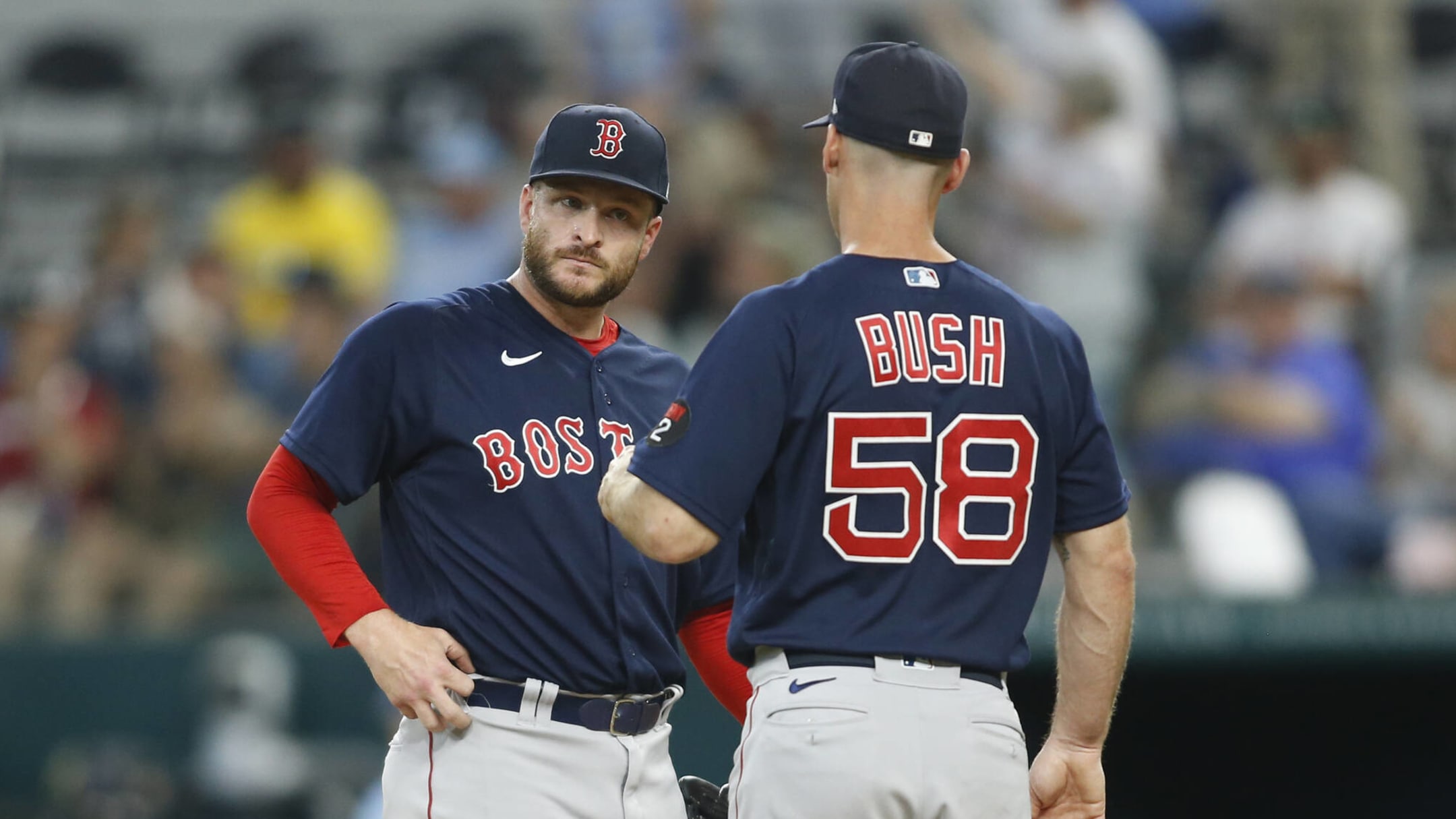 Boston Red Sox pitching coach Dave Bush, who took no-hitters into