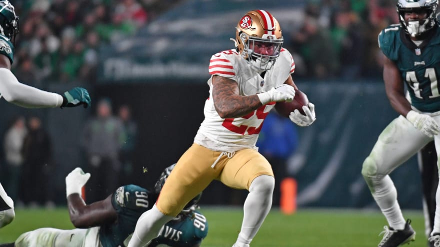 San Francisco 49ers Predicted to Cut 1,500-Yard Running Back Ahead of 2024 NFL Season