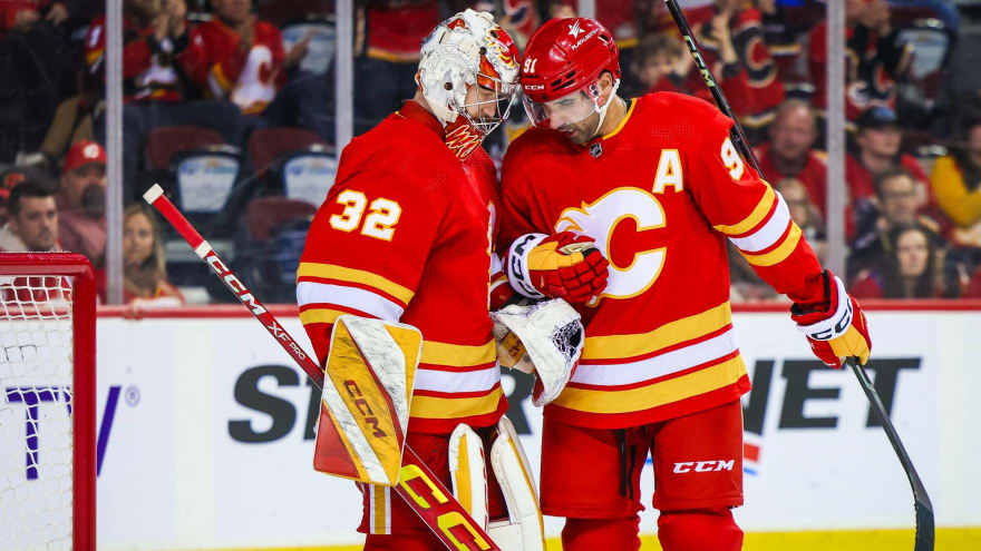 The Calgary Flames closed out the 2023-24 season with a night full of milestones