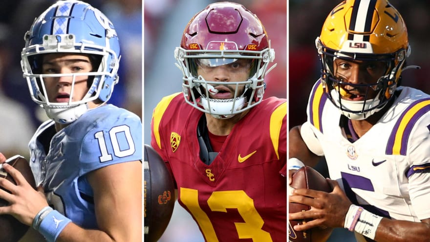 2024 NFL first-round mock draft: QBs taken 1-2-3