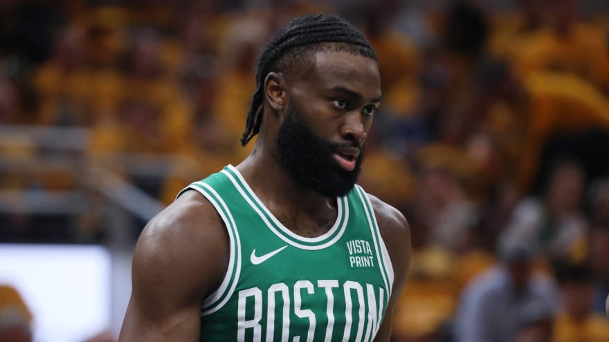 LeBron shouts out Jaylen Brown after Celtics advance to NBA Finals