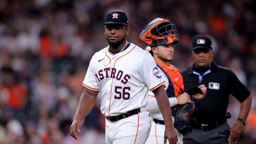 Houston Astros Ronel Blanco Facing Suspension From MLB