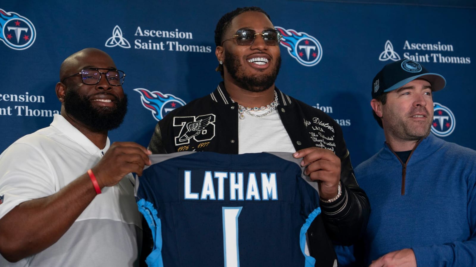 JC Latham not running from failures as Titans LT