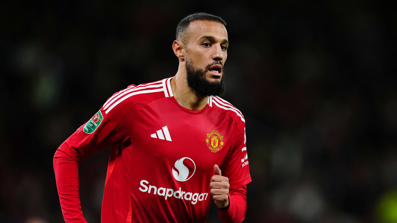Noussair Mazraoui living the dream at Manchester United